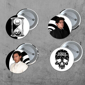 Unus Annus Youtube 1.5 inch Pinback Buttons 4 pack Markiplier Ethan Nestor